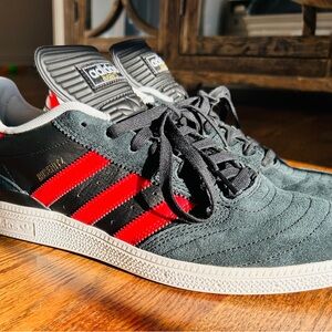Adidas Black Red Busenitz Sz 10.5